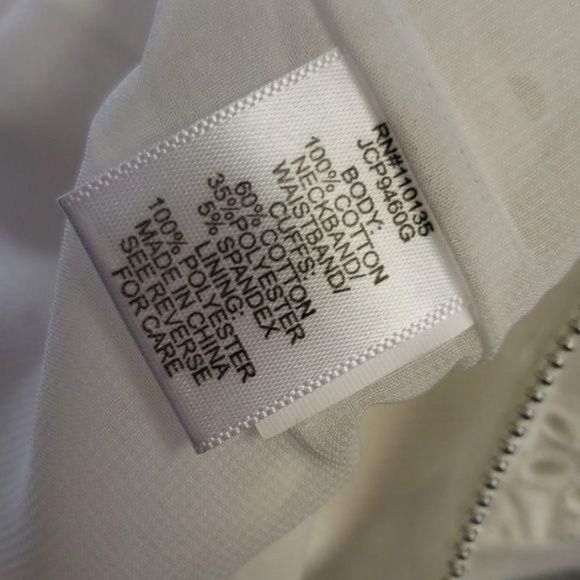 KnitWorks Girls White Eyelet Floral Cropped Zip Up Jacket Size 16 - Picture 8 of 8